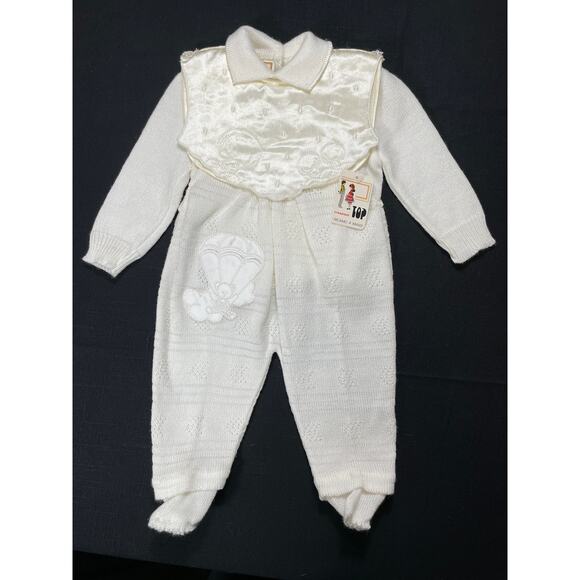 Vintage infant sweater set for 3 to 6 months, made in Italy - Picture 1 of 9